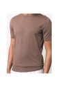 brown-cotton-round-neck-t-shirt