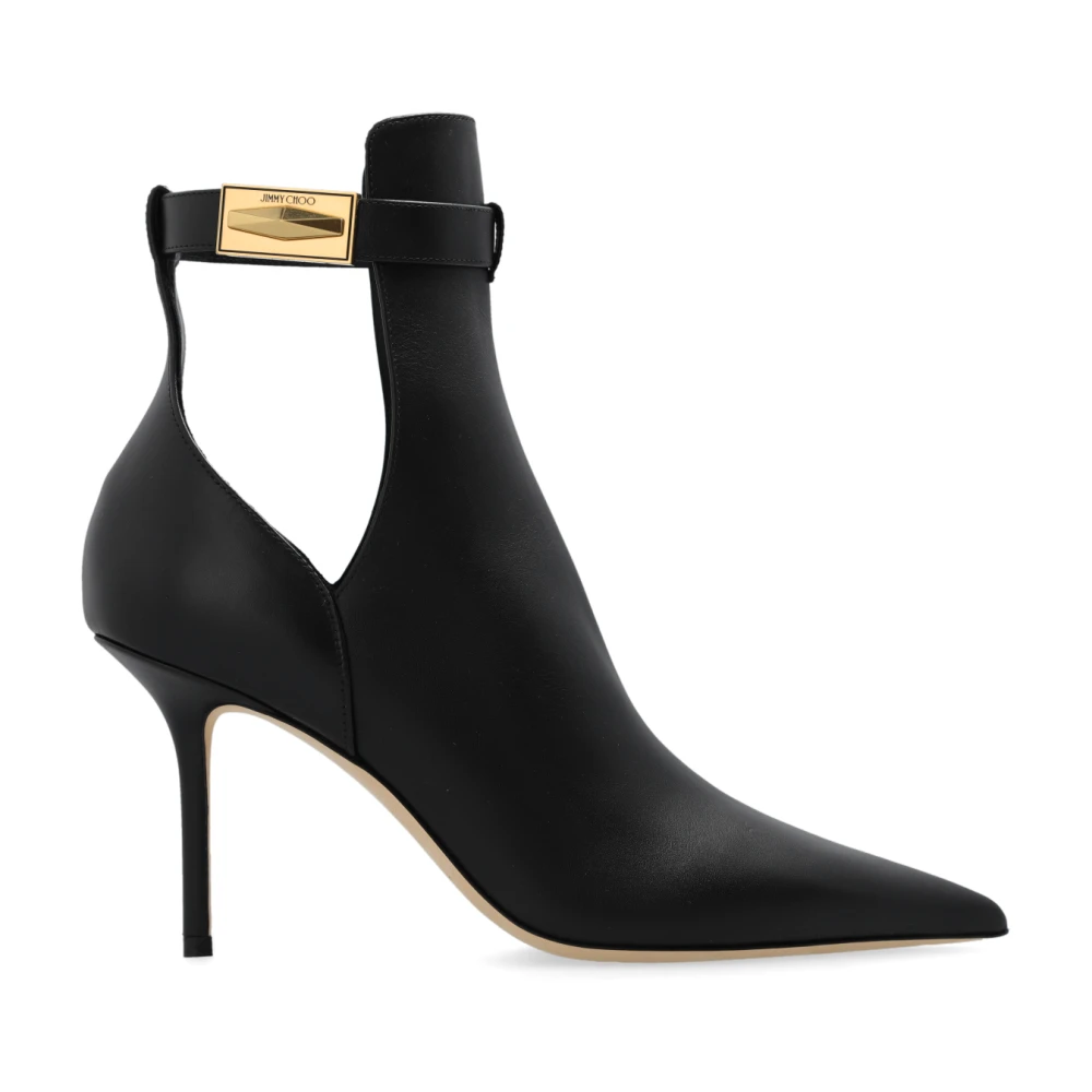 Jimmy Choo Nell ankelboots med klack Black, Dam