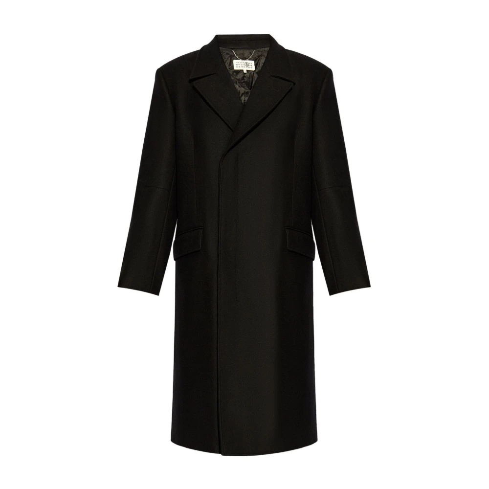 MM6 Maison Margiela Zwarte Jassen voor Vrouwen Black Heren