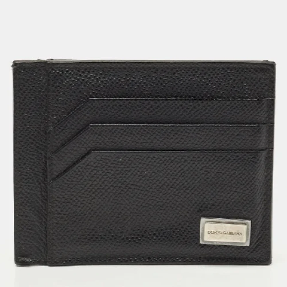 Dolce & Gabbana Pre-owned Leather wallets Black Dames