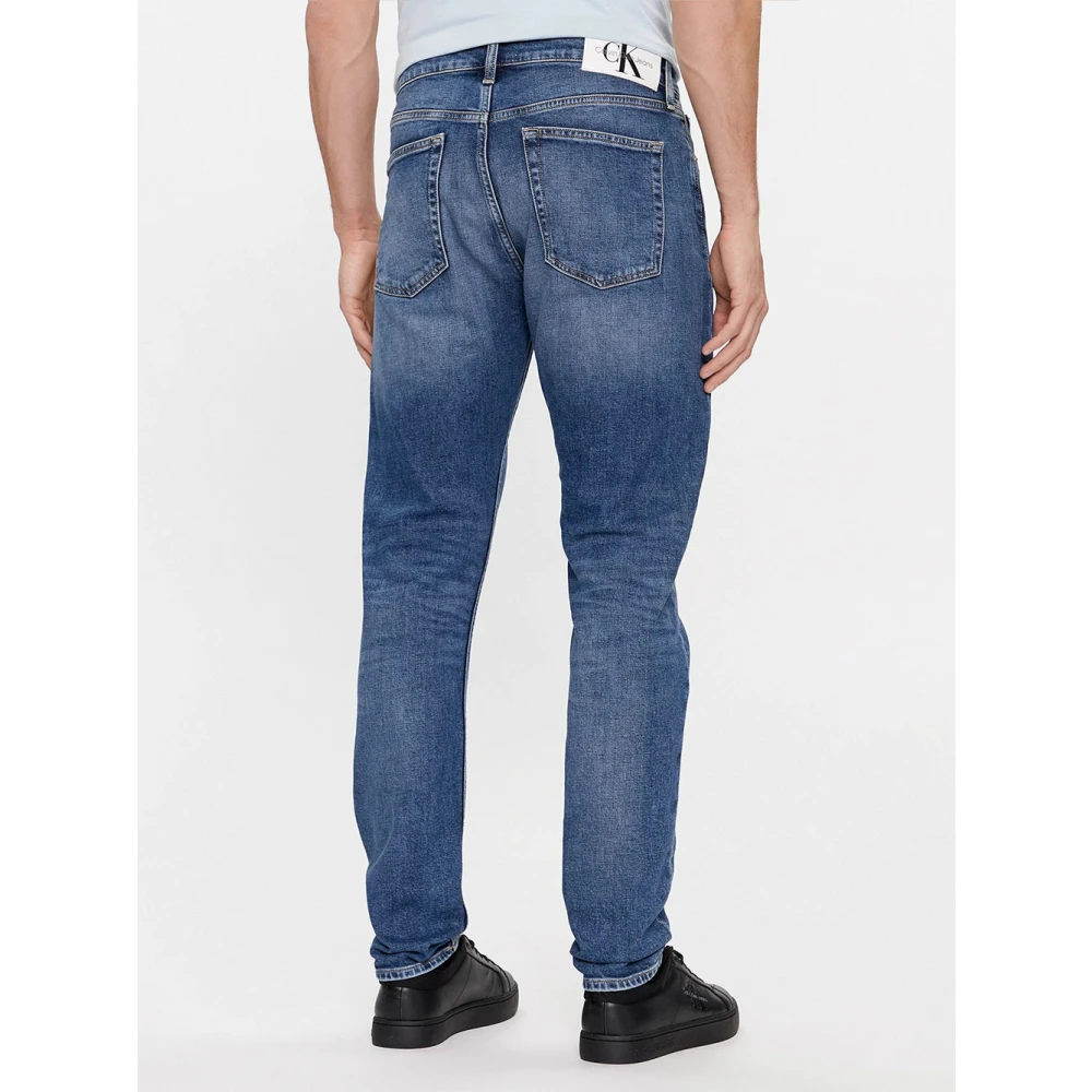 Calvin Klein Slim Jeans in Medium Denim Blue Heren