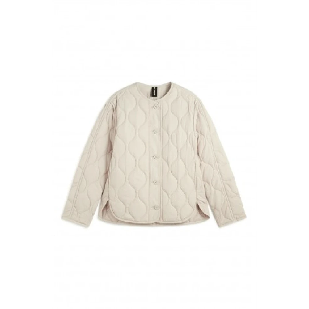 Ecoalf Waterafstotende jas met Dope Dye-technologie Beige Dames