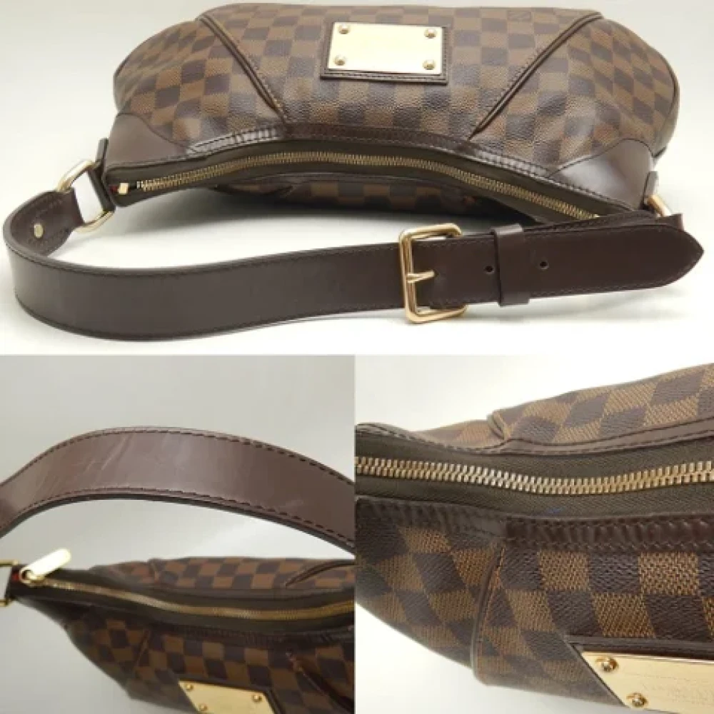 Louis Vuitton Vintage Pre-owned Plastic handbags Brown Dames