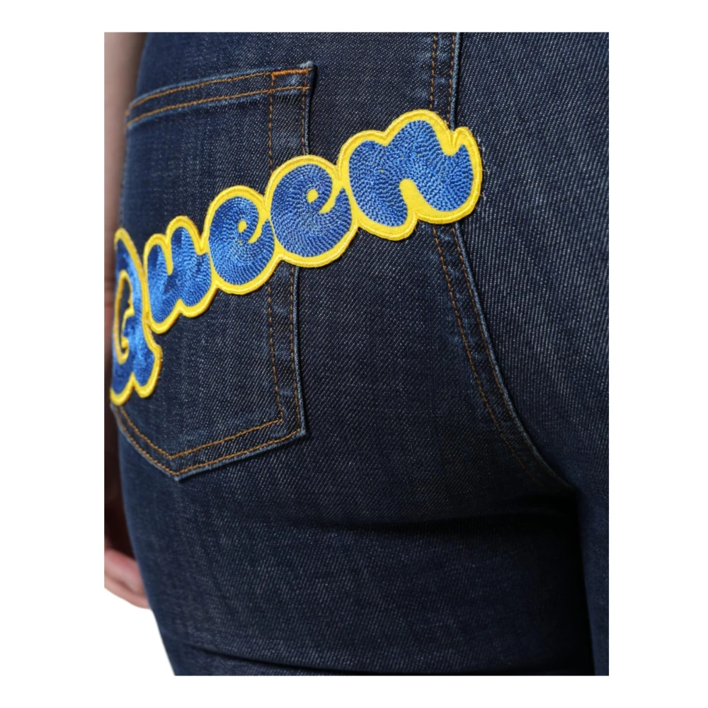 Dolce & Gabbana Donkerblauwe Skinny Denim Jeans Blue Dames