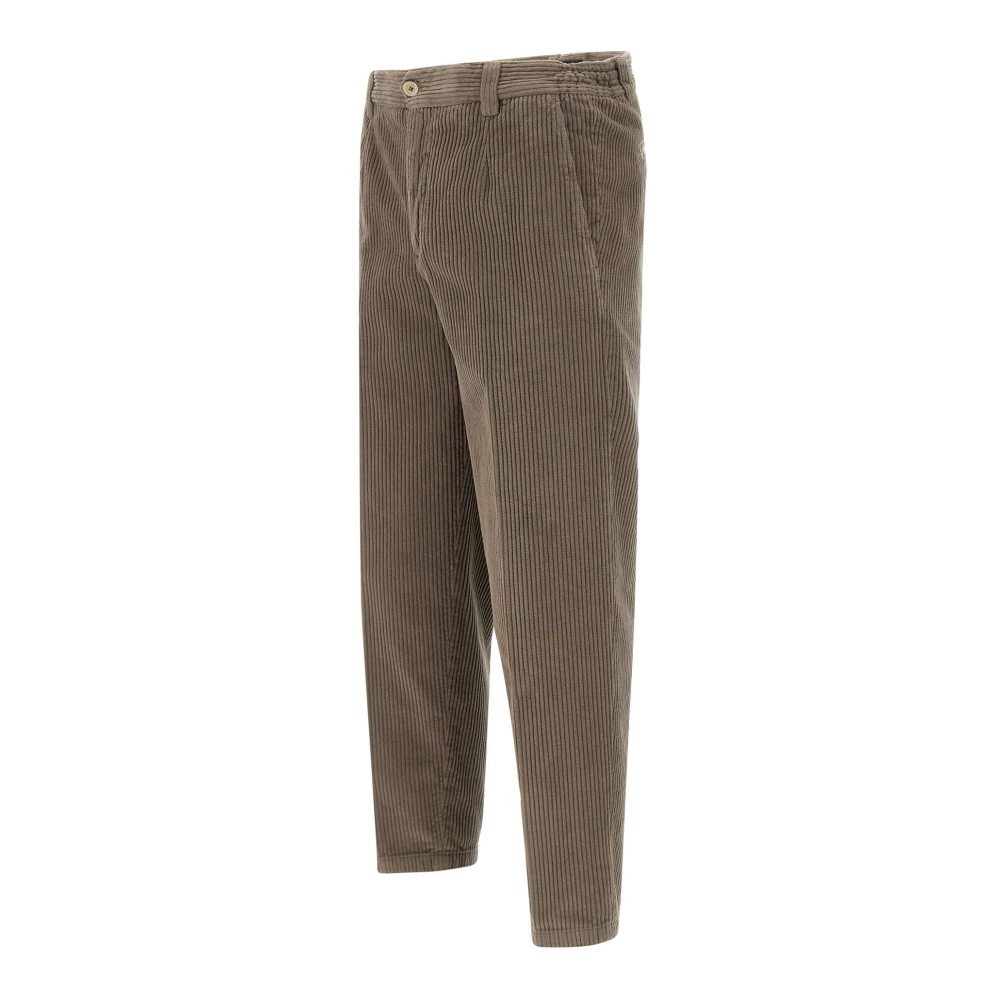 Briglia Ribfluwelen Broek Grijs Gray Heren