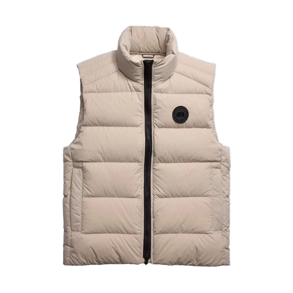 Canada Goose Men's Beige Enduraluxe Crofton Vest Limestone
