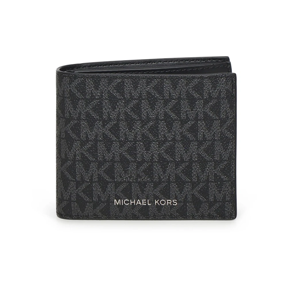 Michael Kors Black Wallets & Cardholders, Male, One Size, Hudson Signature Logo Billfold Wallet