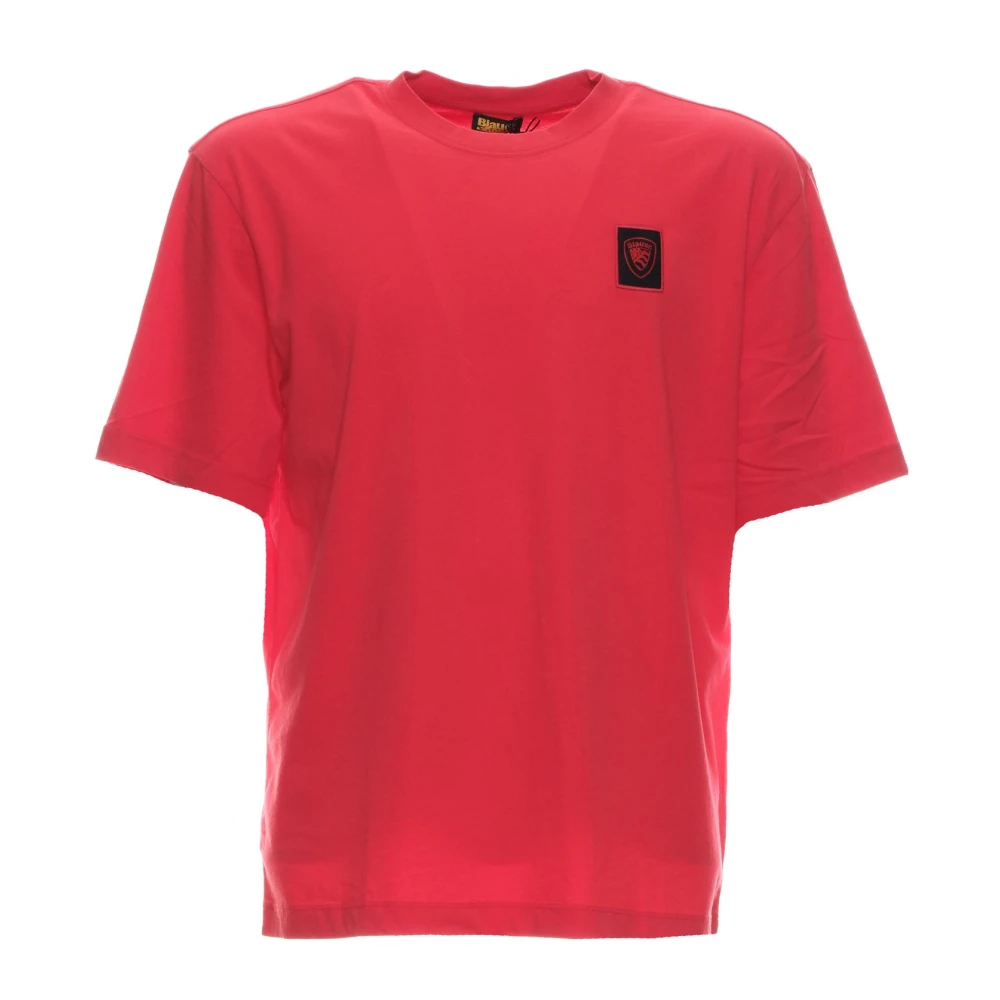 Blauer Stijlvolle T-shirt en Polo Combo Red Heren