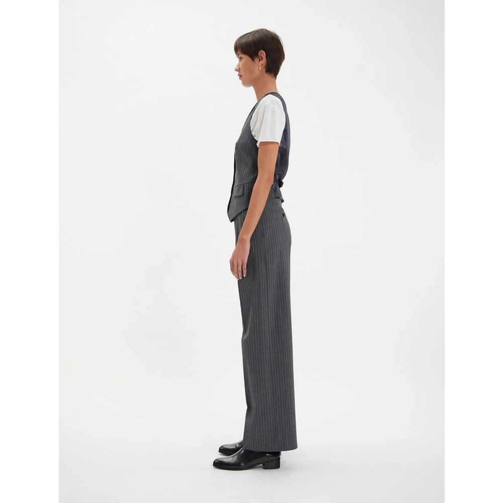 Ines De La Fressange Paris Robinson Waiscoat Gray Dames