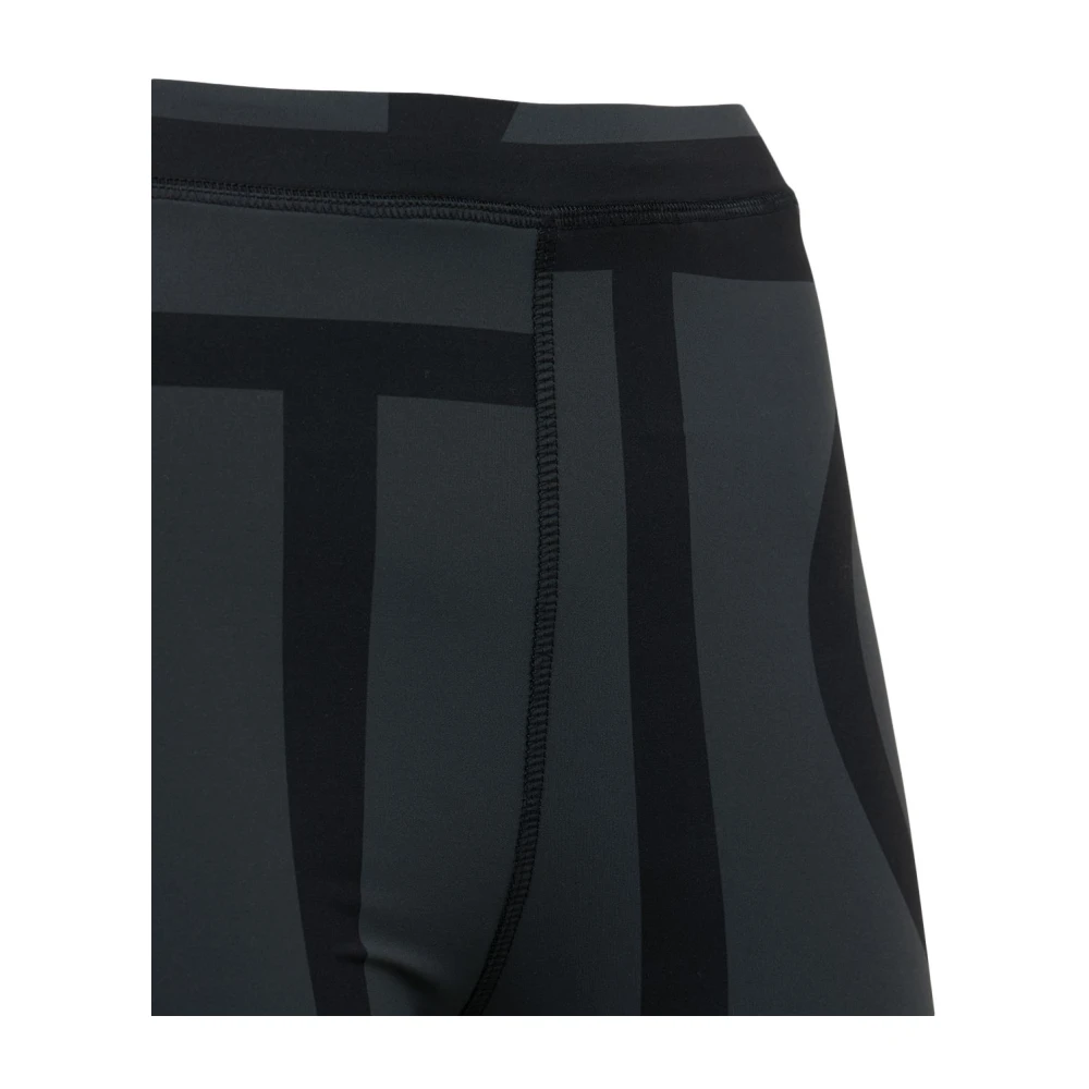 TotêMe Zwarte Monogram Leggings Black Dames