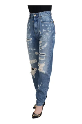 Tattered Denim Pants