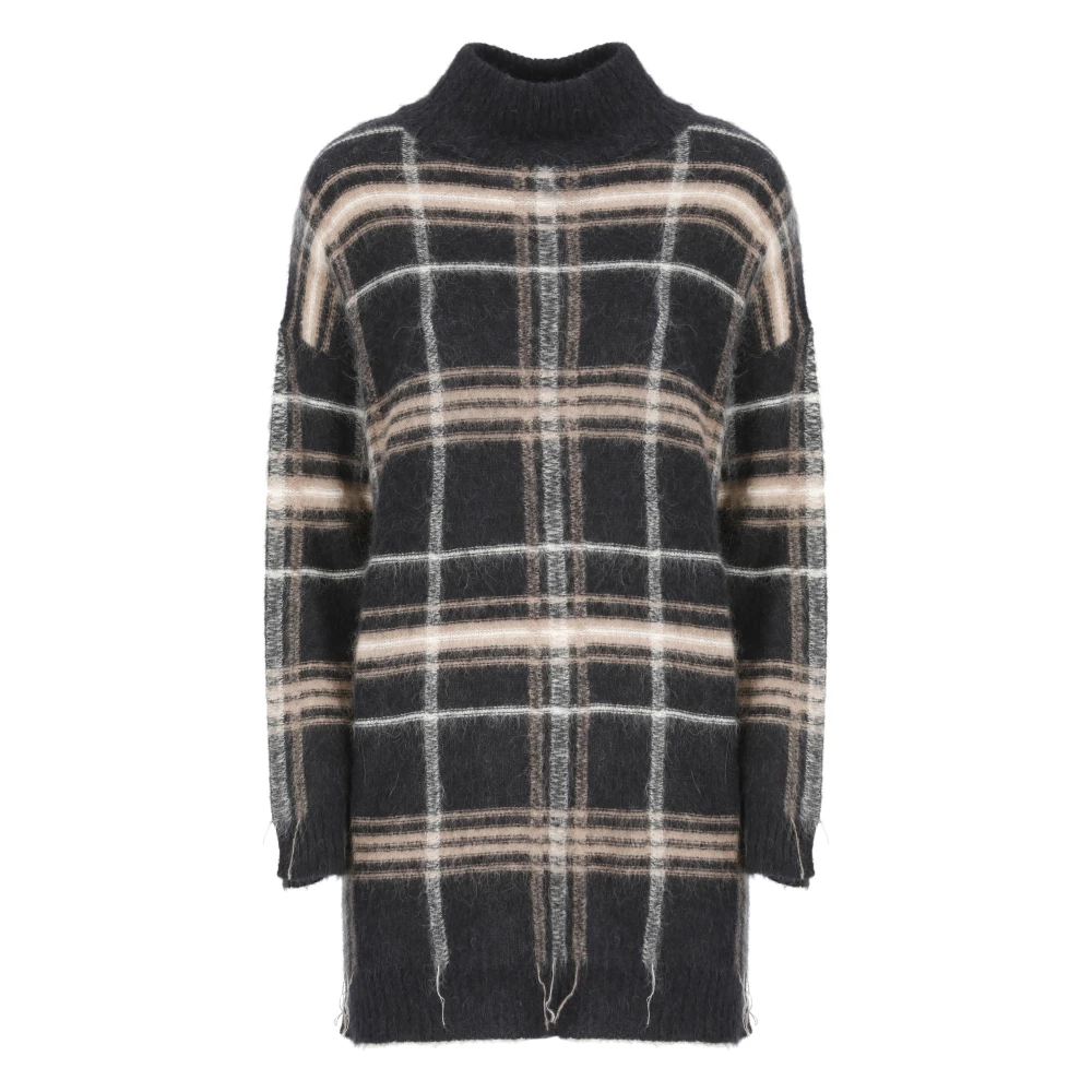Kangra Zwarte Kasjmier Alpaca Trui Vrouwen Black Dames