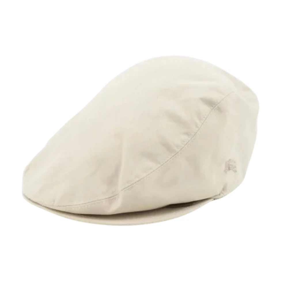 Burberry Vintage Pre-owned Cotton hats Beige Heren