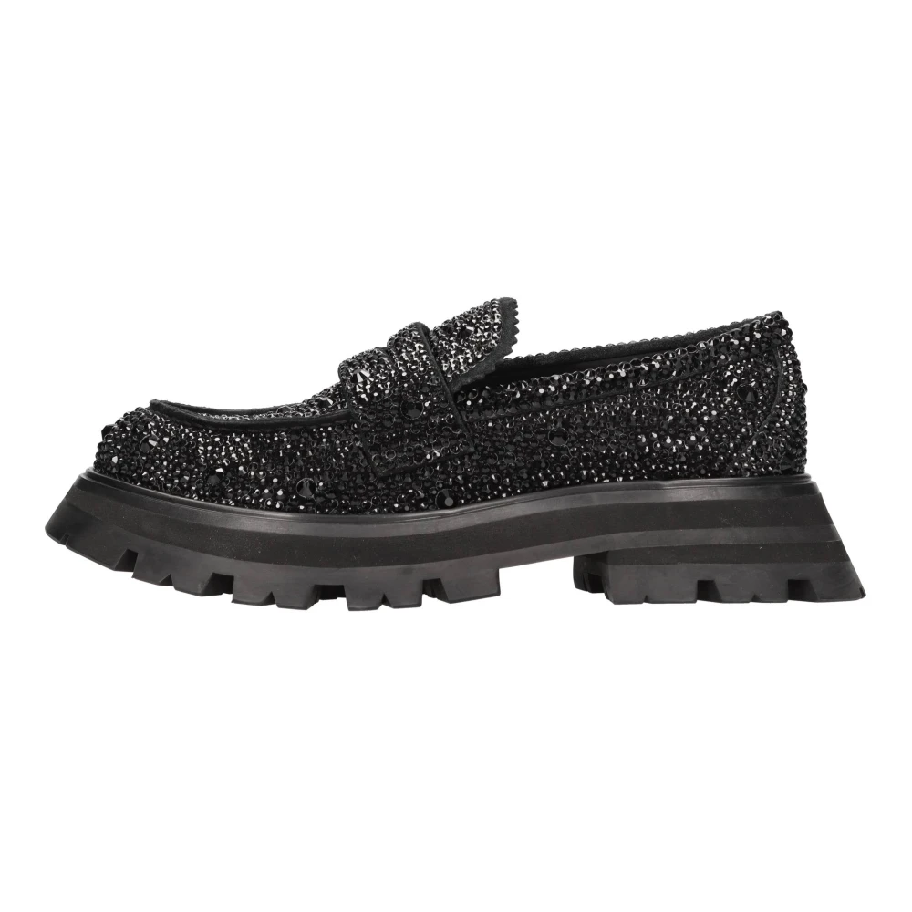 Alexander McQueen Platta skor Svart Black, Dam