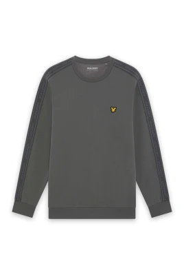 Jacquard Tape Crew Neck