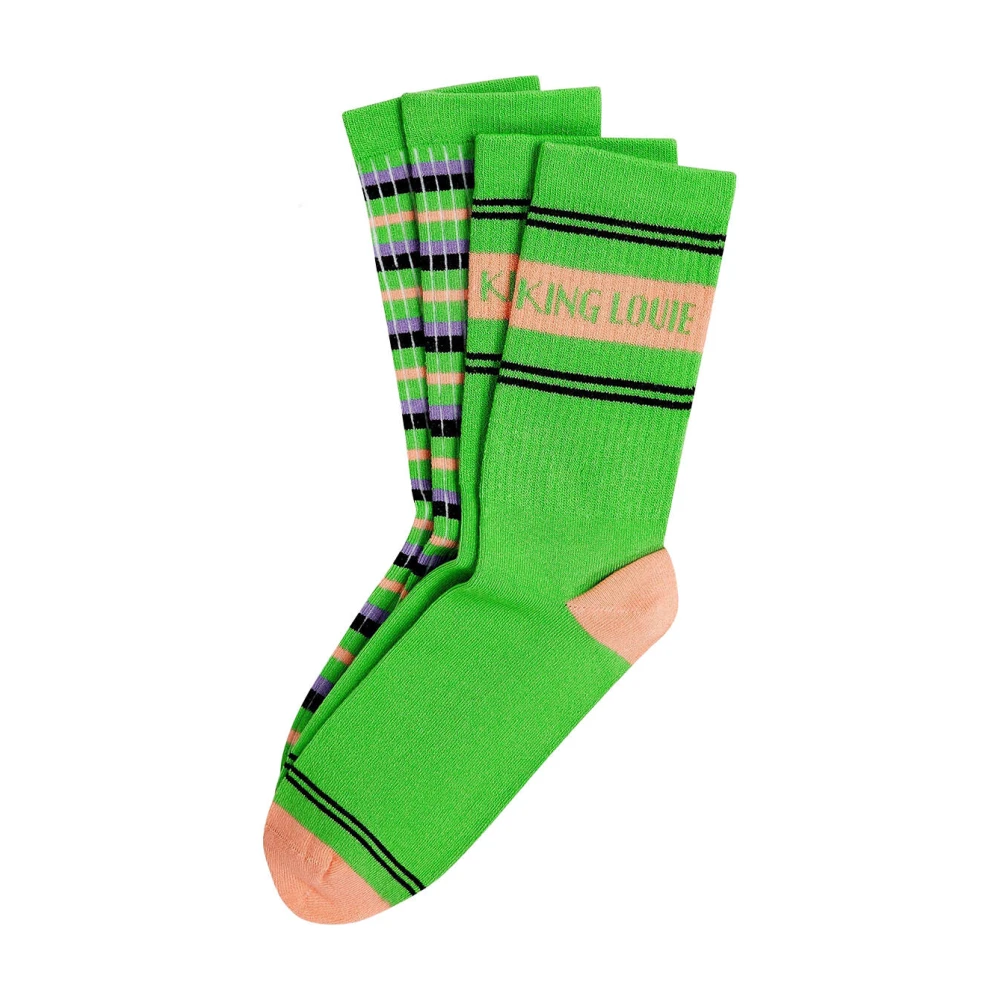 King louie Logo Sokken voor Vrouwen Green Dames