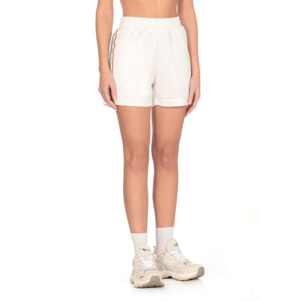 Casablanca Witte Shorts met Elastische Tailleband White Dames