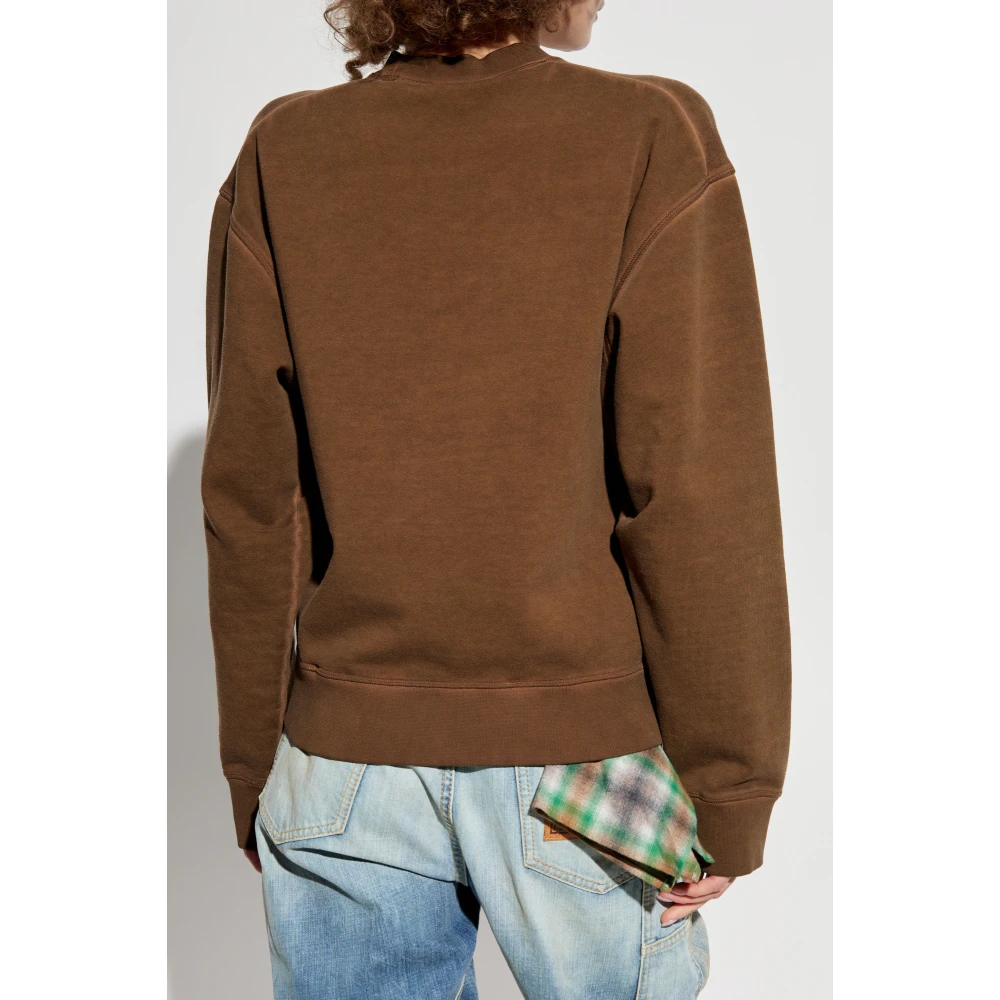 Dsquared2 Gedrukte sweatshirt Brown Dames