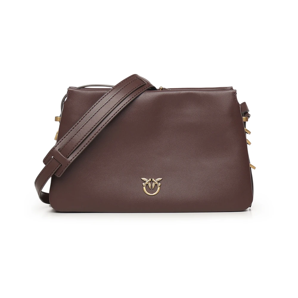 Pinko Brun Triplet Mini Crossbody Bag