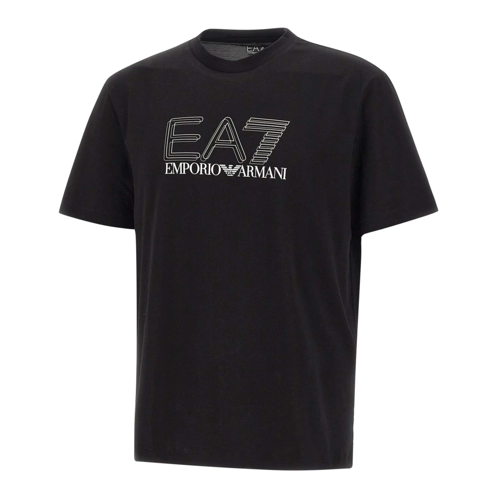 Emporio Armani Ea7 Hombre Negro Camisetas, Talla: Xl