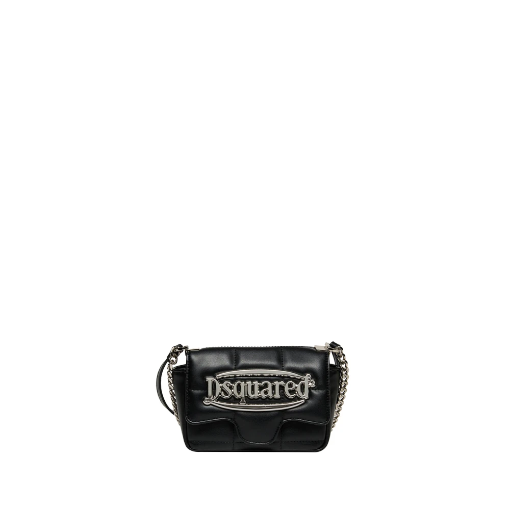 Dsquared2 Zwarte Schoudertas voor Meisjes Black Dames