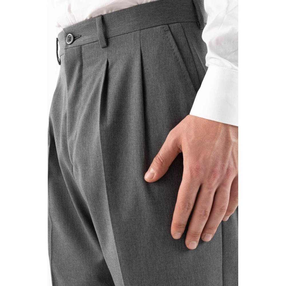 Corsinelabedoli Klassieke Broek Gray Heren