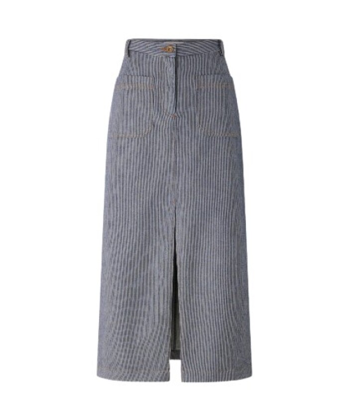 jupe-midi-en-melange-coton-combinaison