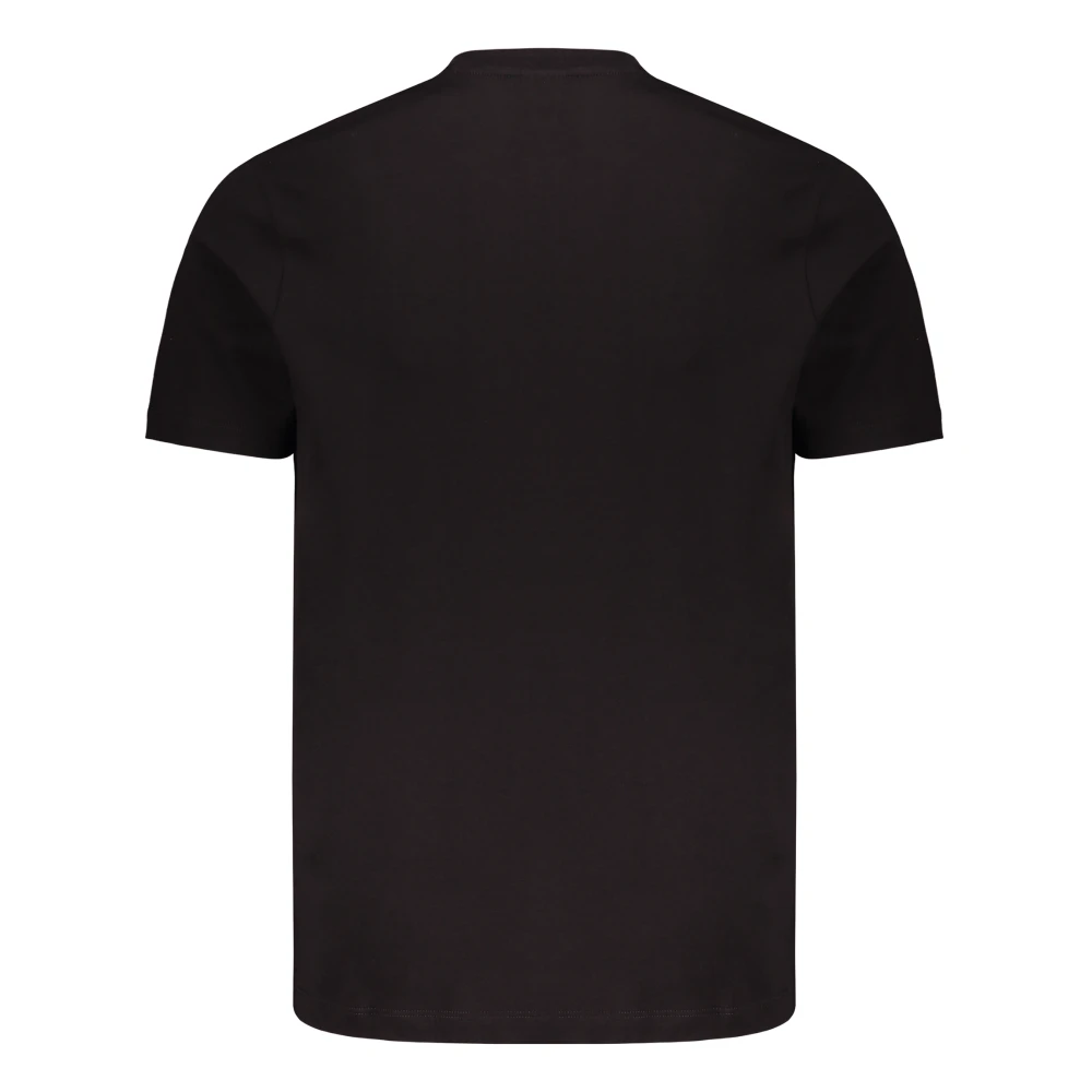 PAUL & SHARK Logo Detail Katoenen T-shirt Black Heren