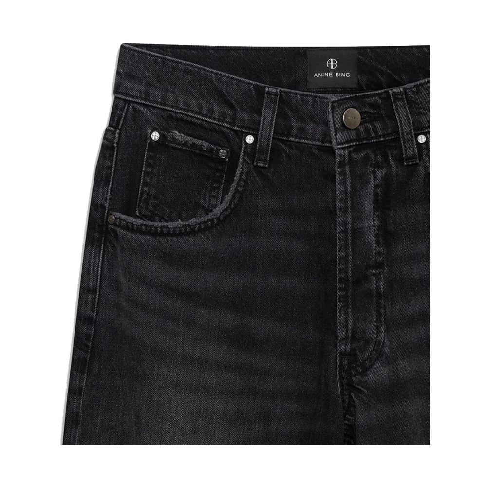 Anine Bing Manon Jeans Donker Steengrijs Gray Dames
