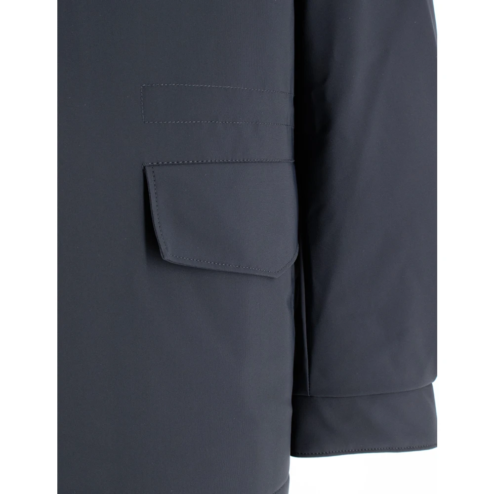 Duno Technische Stof Winterjas Blue Heren