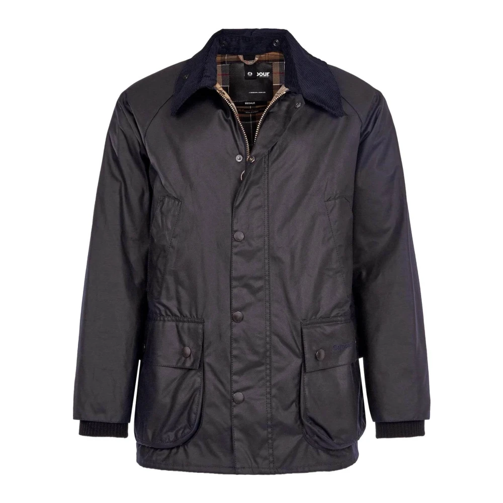 Barbour Men's Blue Light Jackets, Xl, Bedale Wax Jacket