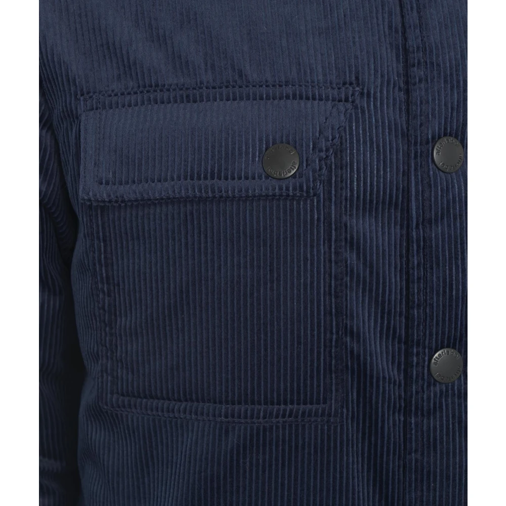 Afterlabel Blauwe Lichtgewicht Herenjas Aw24 Blue Heren