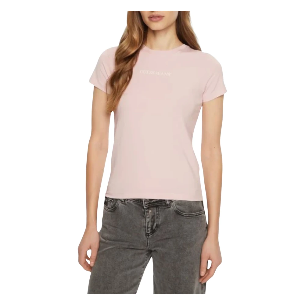 Guess - Tops > T-Shirts - Pink - Guess - Modalova