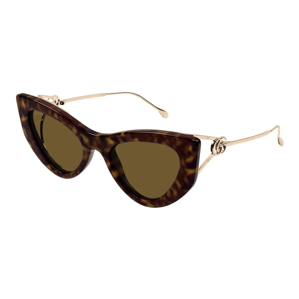 Gucci Women's Brown Sunglasses, 52 Mm, Cat-Eye Sunglasses