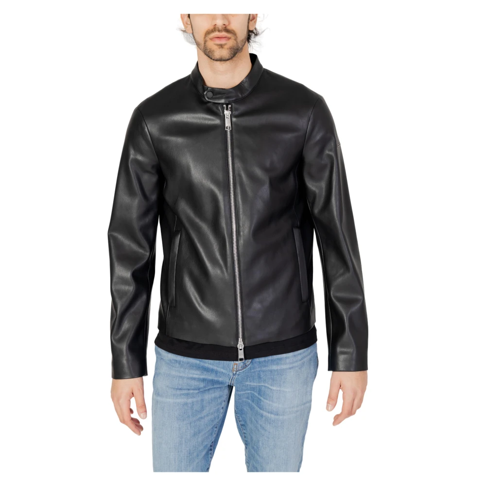 Armani Exchange Herren Schwarz Jacken, K, Xlgröße: