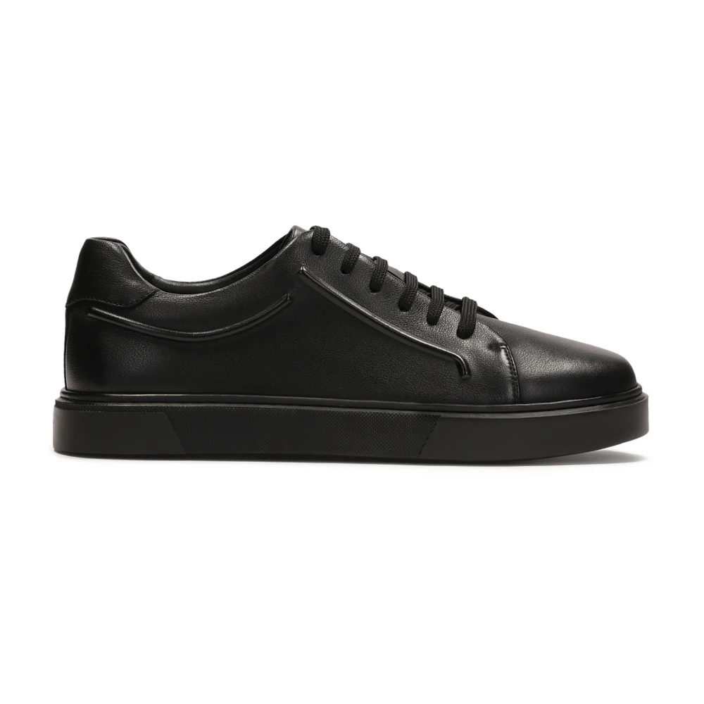 Kazar Zwarte reliëf sneakers Heren Schoenen