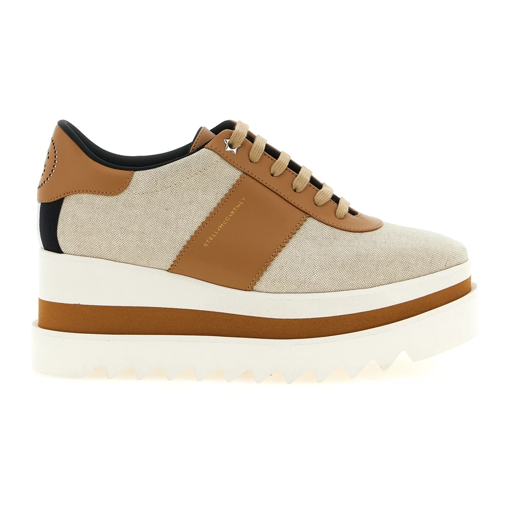 Stella Mccartney Women's Beige Sneakers, 6 Uk, Sneak-Elyse Trainers