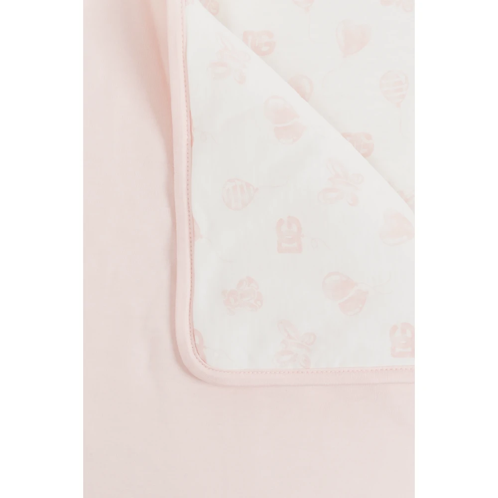 Dolce & Gabbana Katoenen deken Pink Unisex