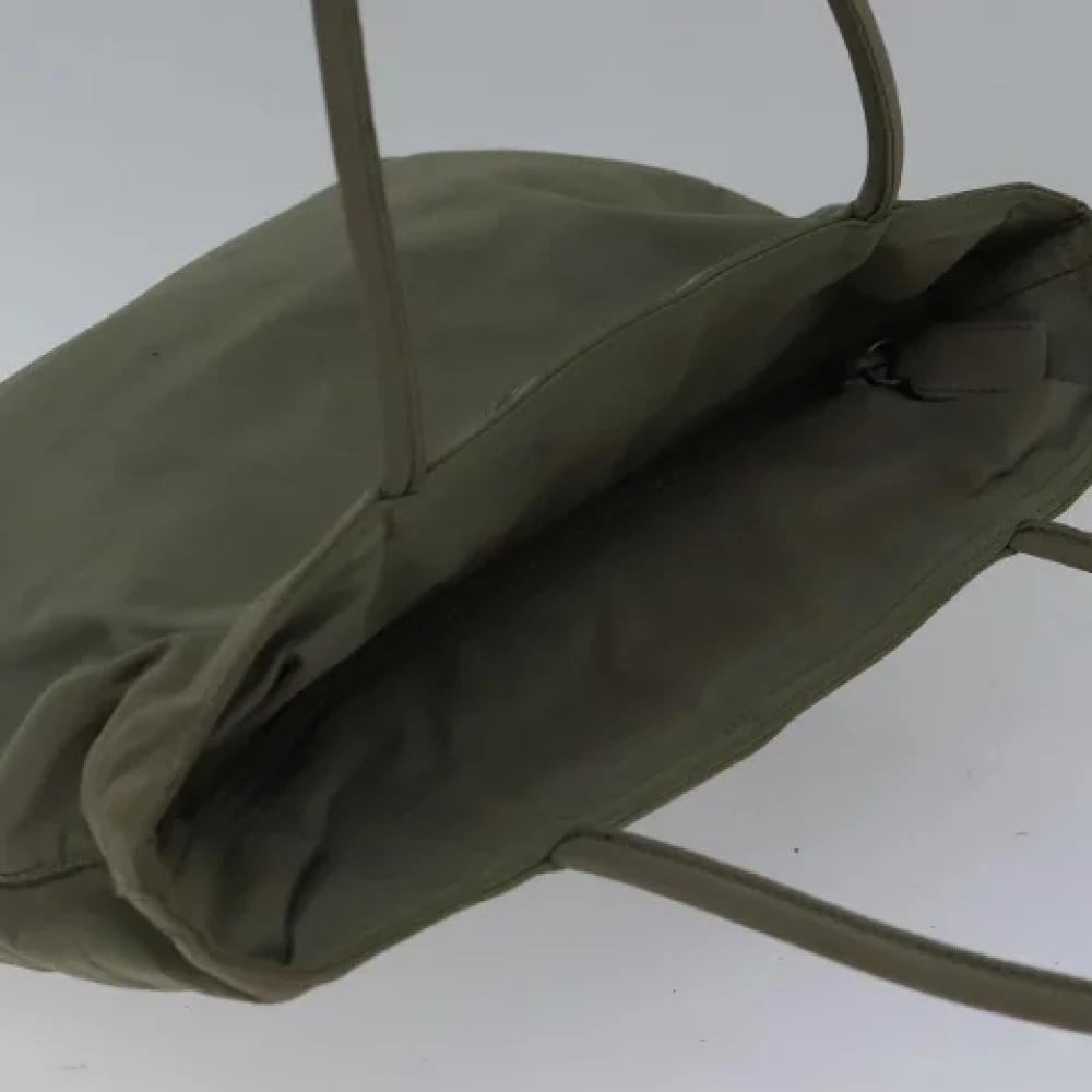 Prada Vintage Pre-owned Nylon totes Beige Dames