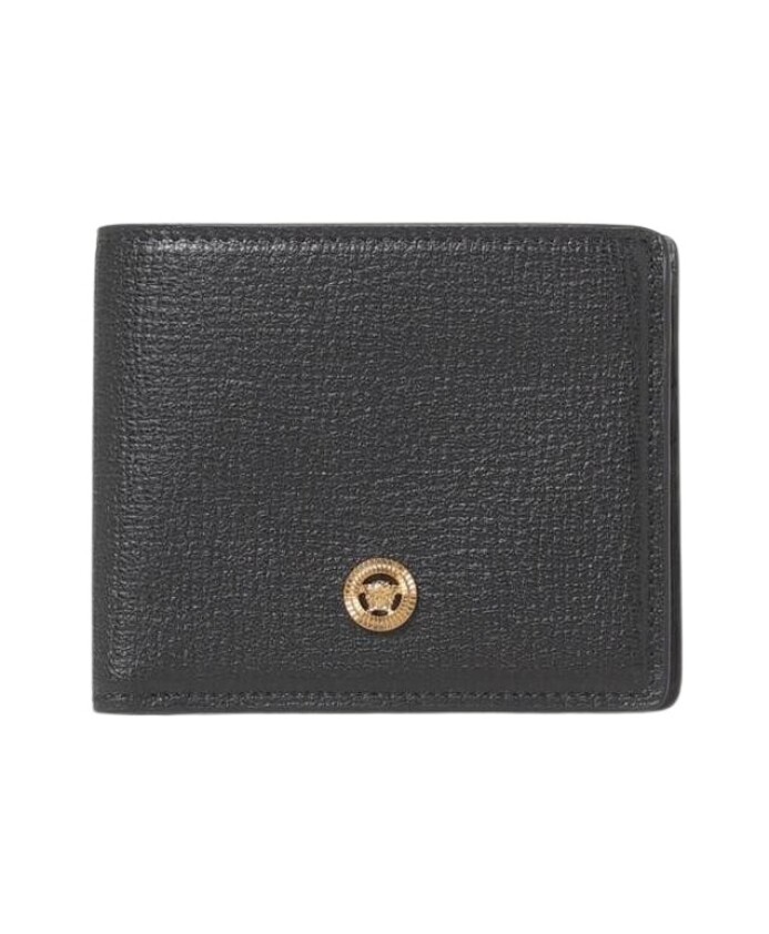 zwarte-leren-bifold-portemonnee