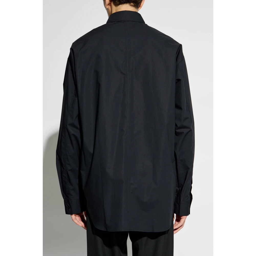 Versace Jeans Couture Shirt met logo Black Heren