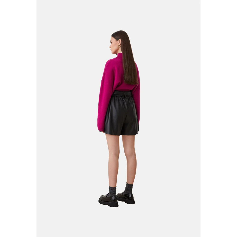Suncoo Stijlvolle Gebreide Kleding Pink Dames
