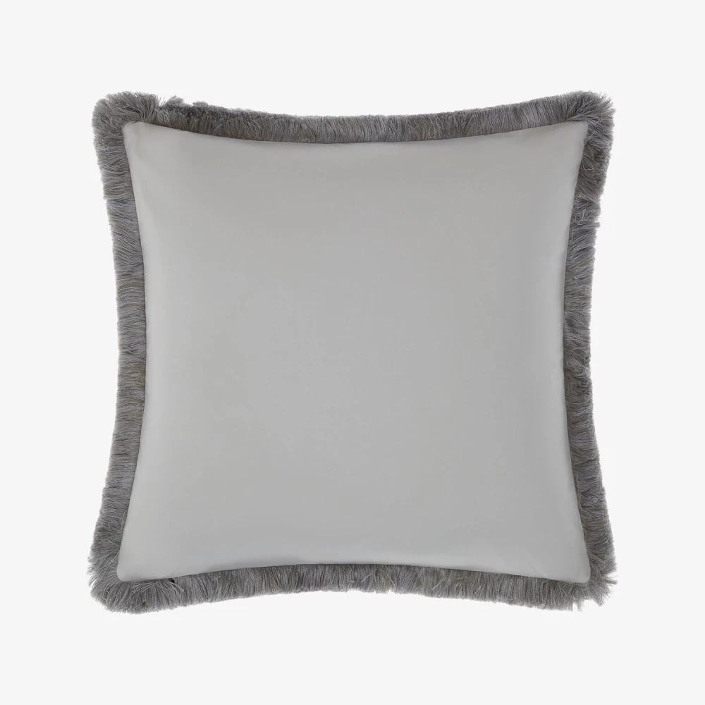 Roberto Cavalli Kristal Slangen Velvet Decoratief Kussen Gray Unisex