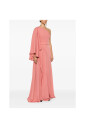 robe-rose-poudre-drapee-avec-fente