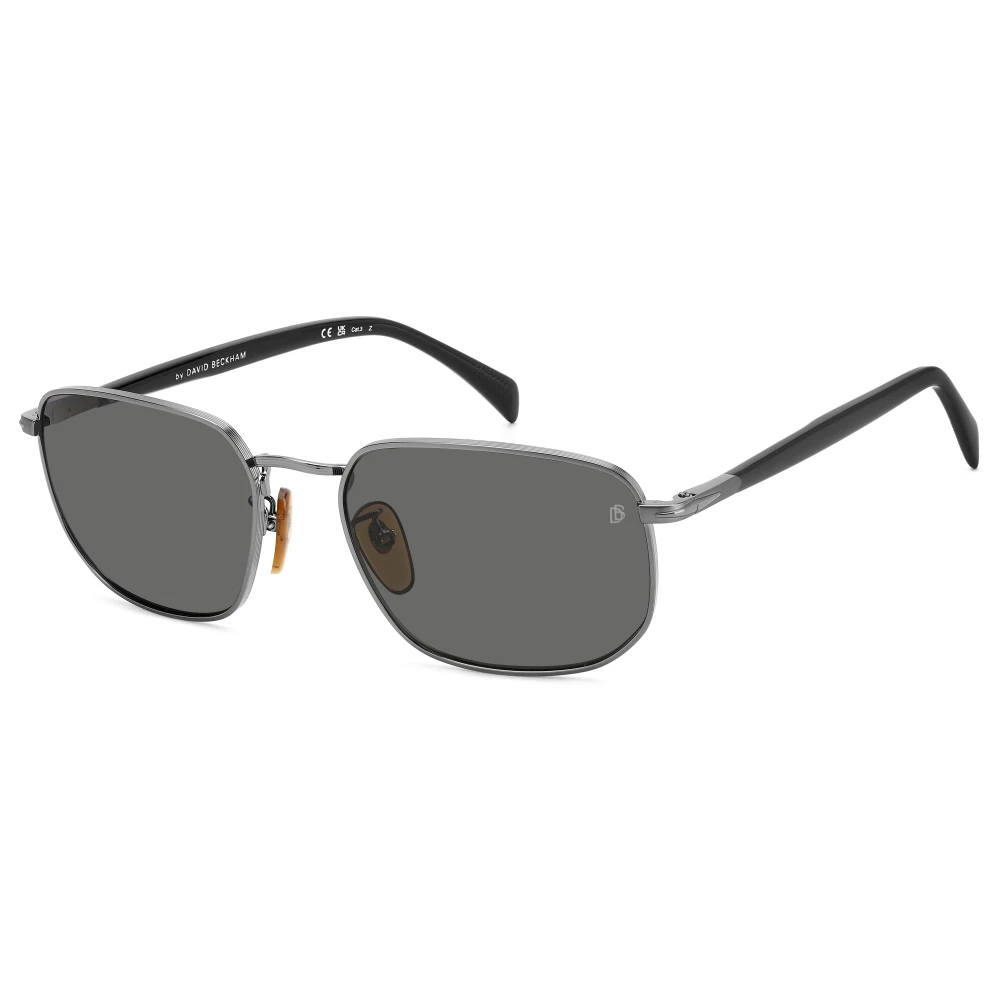 Eyewear By David Beckham Gray Sunglasses, Male, 57 Mm, Sunglasses