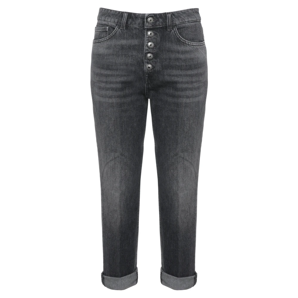 DONDUP - Jeans neri in cotone - Donna - Taglia 29 - Immagine 2