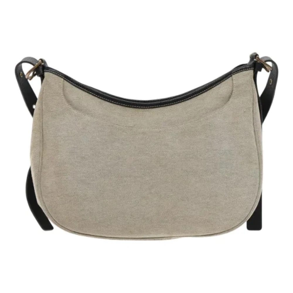 Burberry Vintage Pre-owned Canvas shoulder-bags Gray Dames