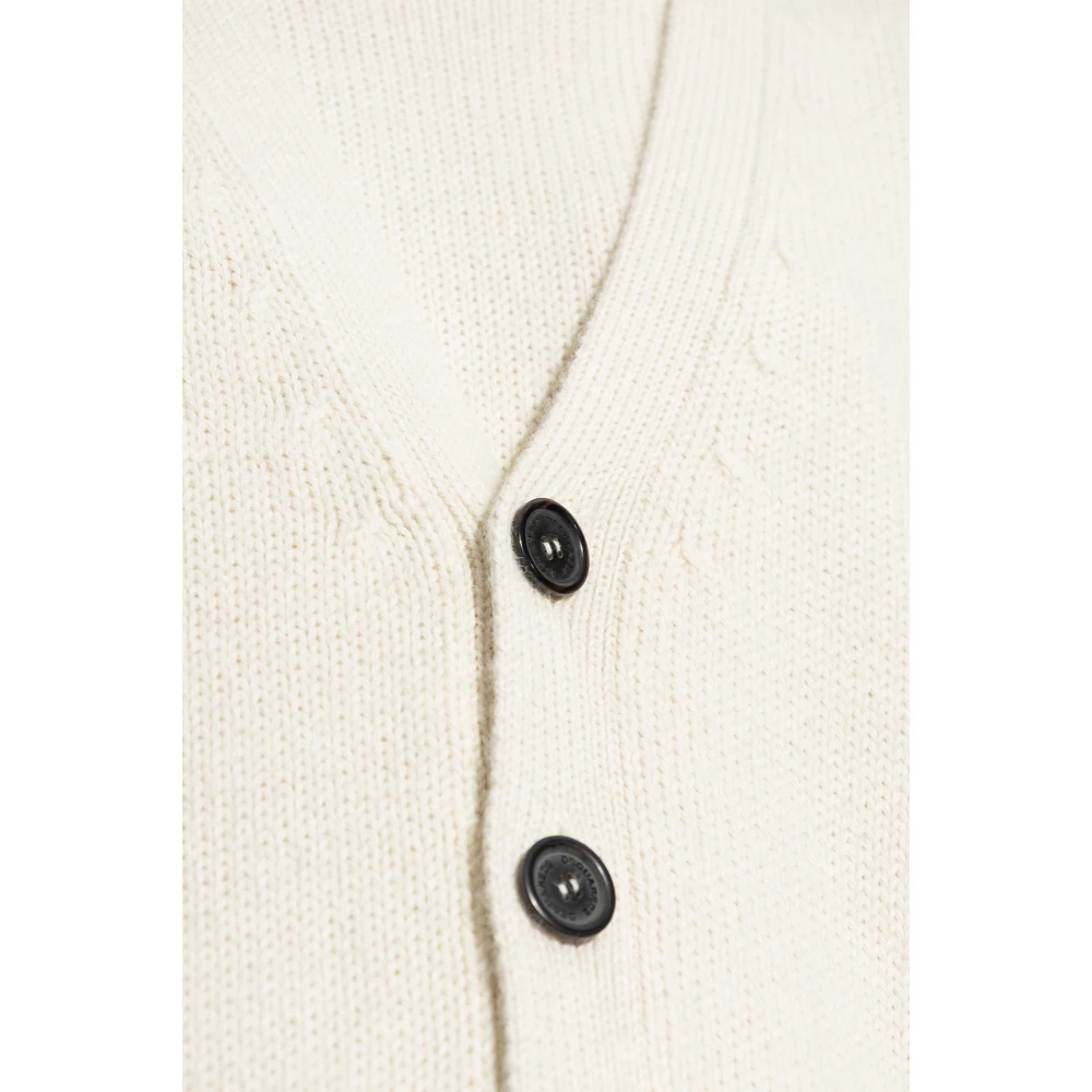 Dsquared2 Wollen Vest Beige Dames