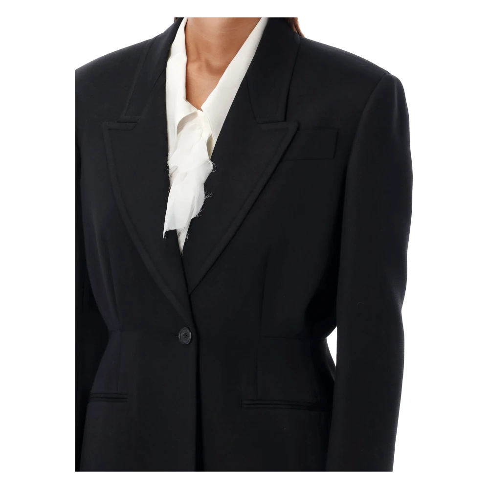 Khaite Stijlvolle Beckett Blazer Zwart Black Dames