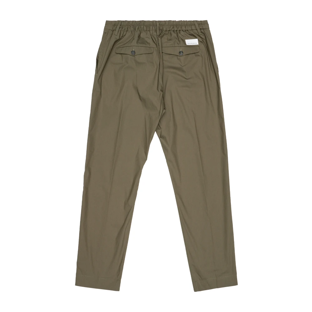 Nine In The Morning Relaxed fit katoenen chino broek Green Heren